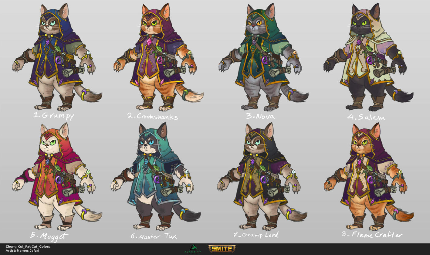 Smite Game- Nekomancer Zhong Kui