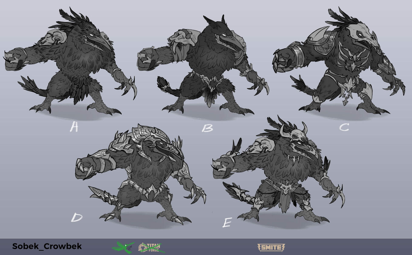 Smite game - Murder of Crows Concept