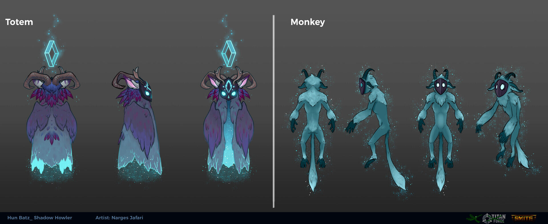 Smite Game_ props for Shadow Howler Hun Batz