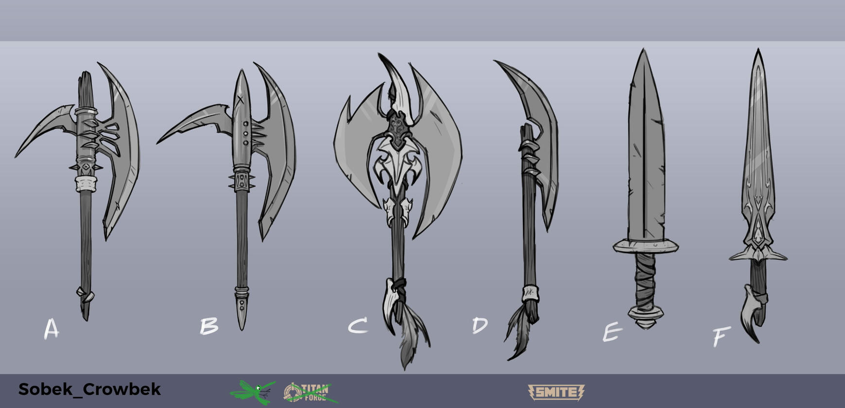 Smite Game - Murder of Crows - Weapons