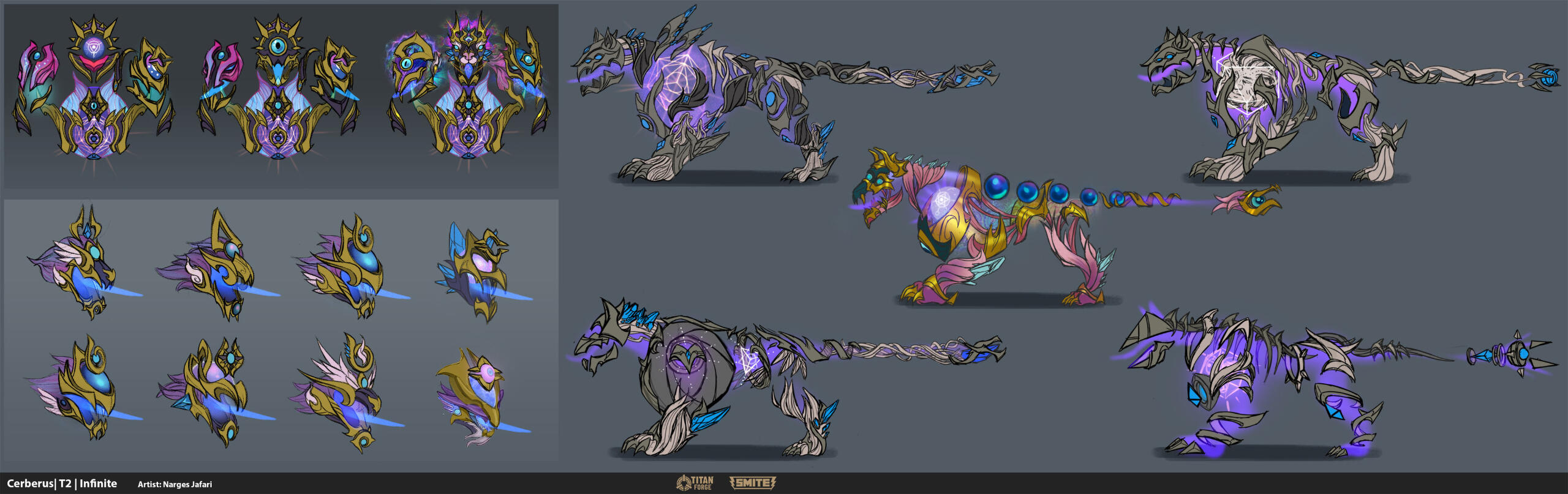 Smite Game_ Infinite Overseer Cerberus concept