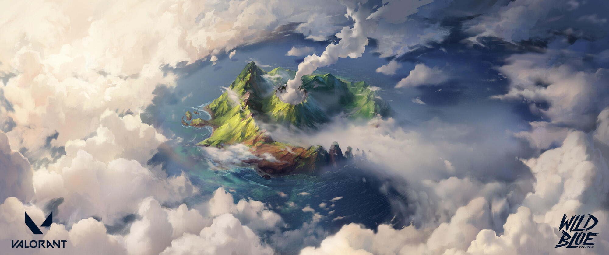 Valorant background for WARM UP // Episode 4 Cinematic (artist credits: Tony Feliciano, Narges Jafari)