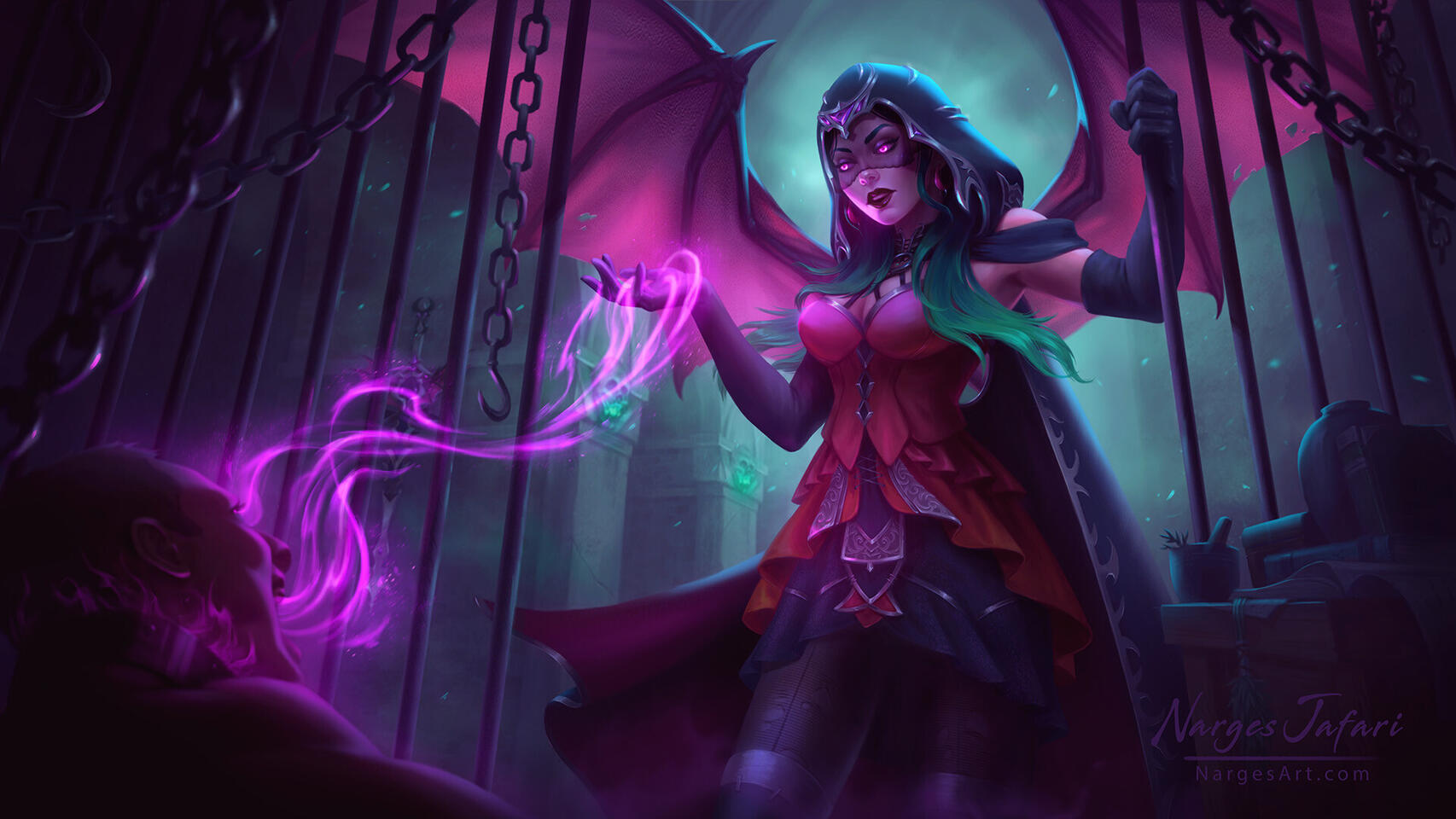 Evelyn (An illustration commission for Evelyn, the character of Drew Diddy)