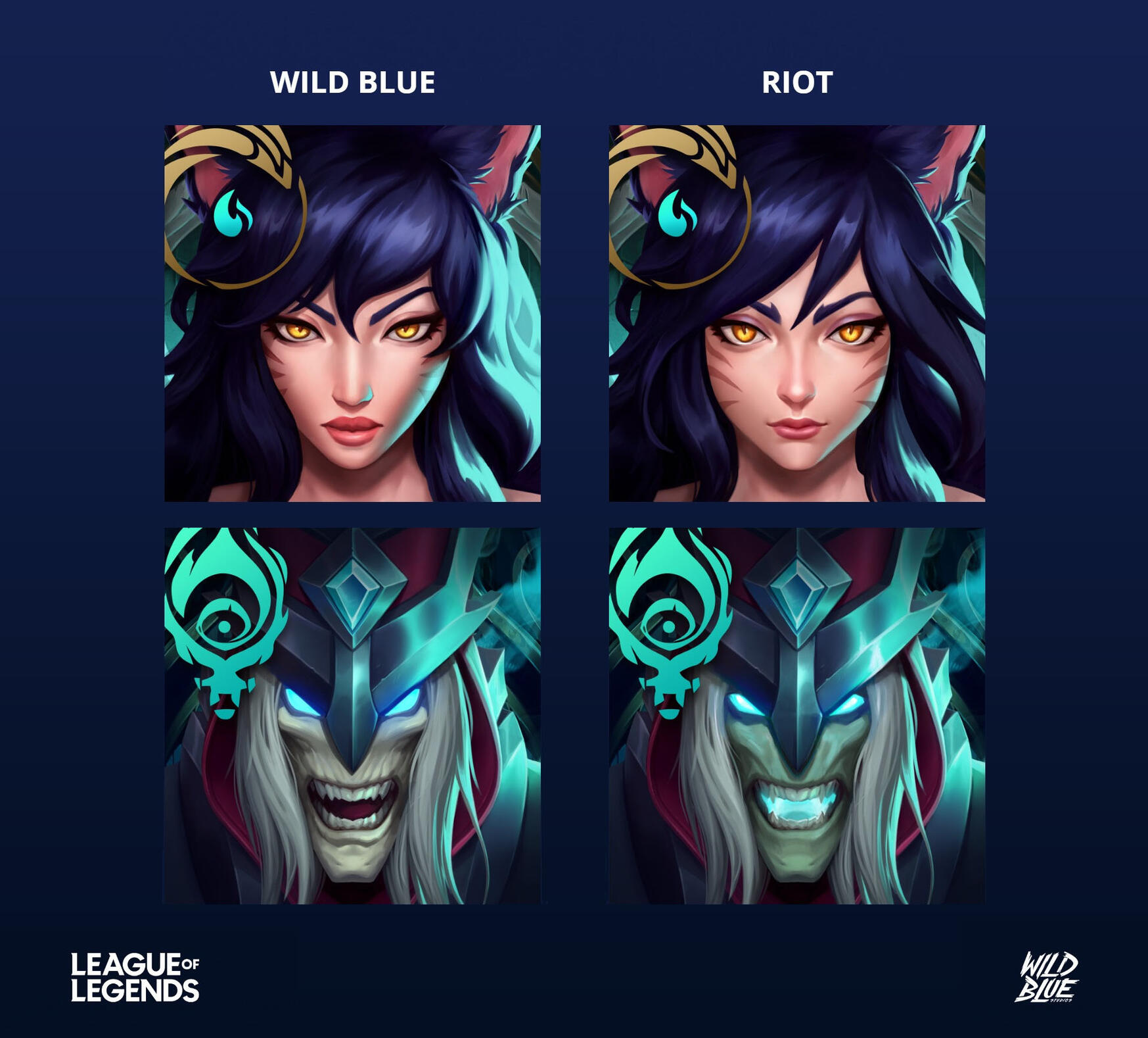 League of Legends - Champion Illustration Icons (Created in collaboration with Wild Blue studios team and the team at Riot Games