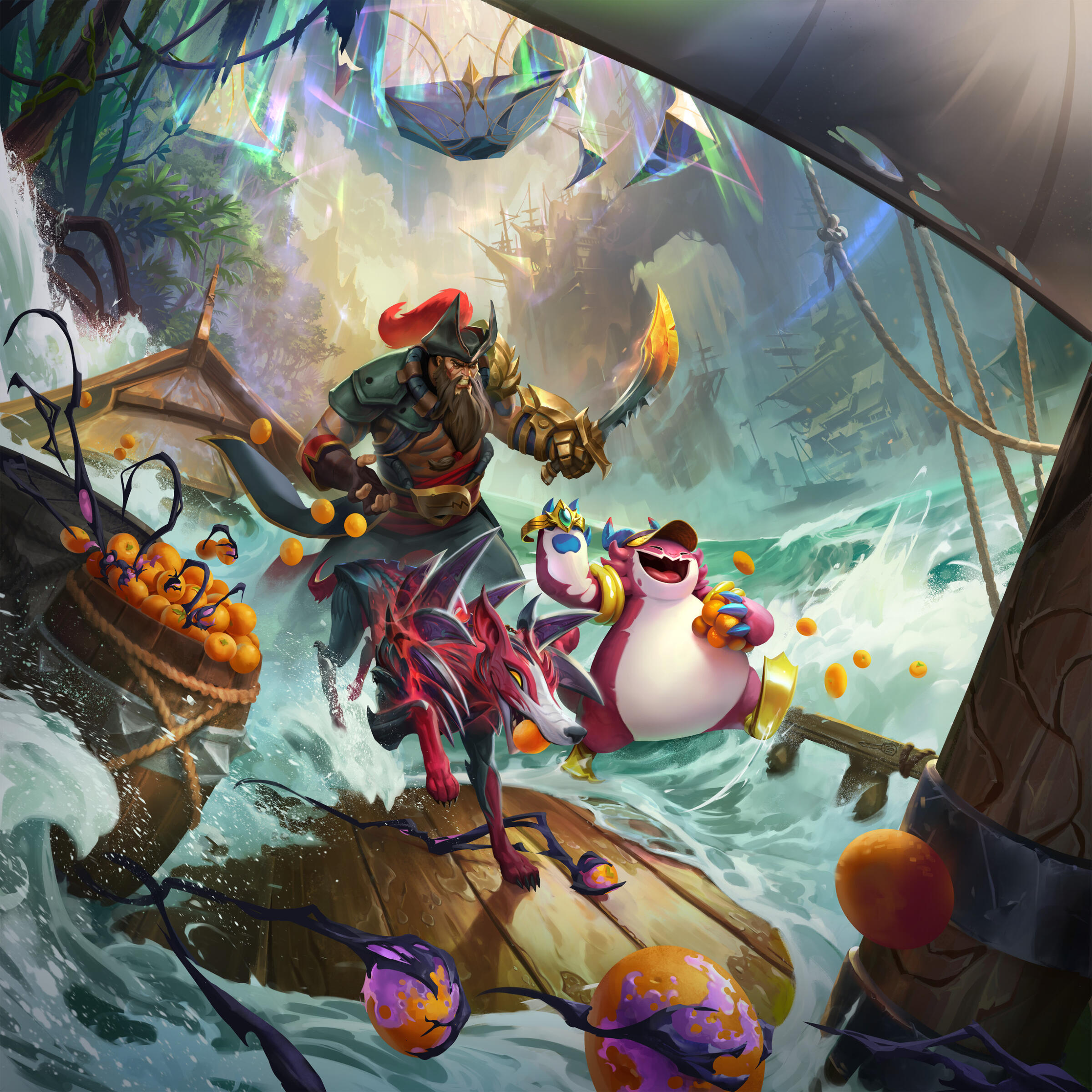 League of Legends - Champion Illustration Icons (Created in collaboration with Wild Blue studios team and the team at Riot Games